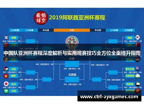 中国队亚洲杯赛程深度解析与实用观赛技巧全方位全面提升指南 中国队亚洲杯赛程深度解析与实用观赛技巧全方位全面提升指南