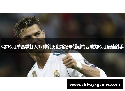 C罗欧冠单赛季打入17球创历史新纪录超越梅西成为欧冠最佳射手